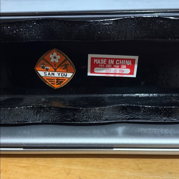 Vintage Hand Carved San You Chinese Asian Cork Diorama 3D Scene in Glass Pagoda - Picture 4 of 4